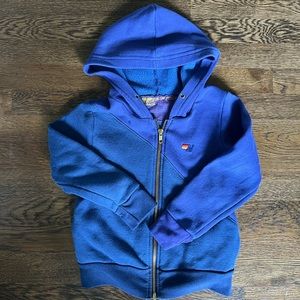 Aviator Nation Kid’s Glider Zip Hoodie, Purple/Blue, Size 6